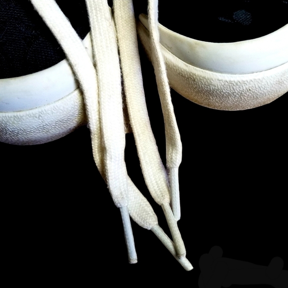 Coach Folly Signature Monogram Black and Silver Sneakers Size 6 - Picture 8 of 11